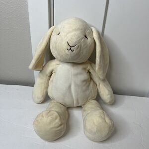 The Manhattan Toy Company Plush Cream Huggables Bunny Daisy Rabbit 14"